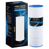 POOLPURE replacement filter front view compatible with Hayward CX500-RE for clean pool water.