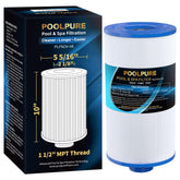 POOLPURE replacement filter PFF50P4 compatibility for pool filtration systems.
