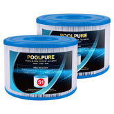 POOLPURE Type S1 29001E front view highlights easy replacement for spa maintenance.