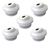 Pool Supply Town Hydrostream return jet front view showing sleek white finish for spa compatibility