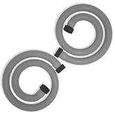 POOLWHALE hose two-pack in grey for easy above-ground pool replacement
