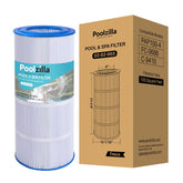 Poolzilla replacement filter cartridge, top-view, easy fit for compatible Pentair units