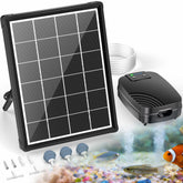 POPOSOAP 4W Solar Pond Aerator with separated panel enables wire-free installation for small ponds.