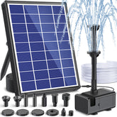 POPOSOAP solar-panel for bird-bath boosts energy-efficient fountain operation