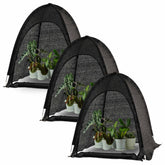 Porayhut pop-up sunshade front view blocks UV for garden pots