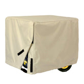 Porch Shield generator cover front view protects a 32x24x24 unit from sun and rain