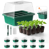 POROLIR seed starter tray with 12 cells supports organized germination.