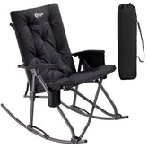 Portal folding rocking chair outdoors in use for relaxed evenings