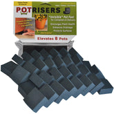 Potrisers standard 32-pack invisible pot feet lift planters for better drainage.
