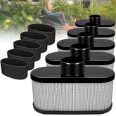 Poweka 11013-0752 air filter with outer metal mesh protecting pleats during tough mowing