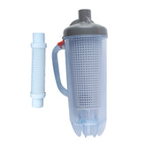 Poweka inline leaf canister for pools captures debris before pump