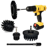 Power Grill Brush 5-Piece Kit on a grill grate for easy deep-clean results.