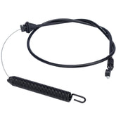 Powtol deck clutch cable, 45-inch length for reliable mower deck engagement.