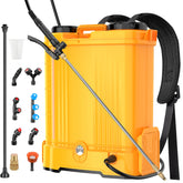 Poxsmuly backpack sprayer with 5.3-gallon tank for extended yard coverage.