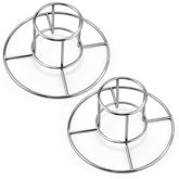 P&P CHEF beer can chicken holder base seven inch supports upright roasting for easy, even cooking
