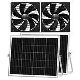pqins 7.1-inch greenhouse fan assembly delivering powerful air circulation.