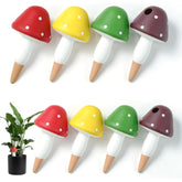 Prashent mushroom shape globe in soil provides steady moisture for healthy plants.
