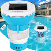 PRAXXIS Solar Chlorine Floater with Pump ensures even distribution under sun