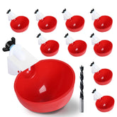 Prdiozyn chicken waterer cup assembly keeps flock hydrated.