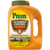 Preen Extended Control bottle front view for planning effective weed prevention