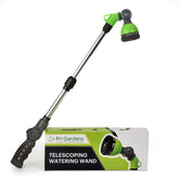 Pri Gardens watering wand 18-24 extended reach for hanging planters and distant beds.