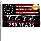 Probsin 250 Anniversary flag double-sided 3x5 ft for bold display.