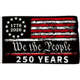 Probsin 250th anniversary flag 3x5 ft for bold patriotic display.