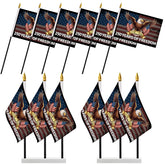 Probsin 250th anniversary stick flag pack for festive indoor or outdoor decor.