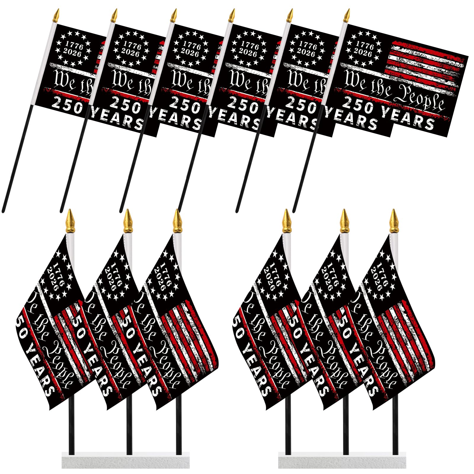 Probsin 250th anniversary flags six-pack ready for festive decor and parades