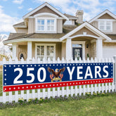 Probsin 250th banner outdoor display for patriotic celebrations