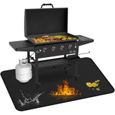 Protebox under-grill-mat 75x40 for Blackstone protects decks from grease and heat.