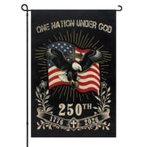 Prothens USA flag banner with eagle design for outdoor display