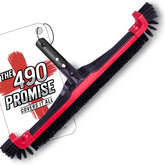ProTuff 22in pool brush head with sturdy bristles for dirt and algae removal.
