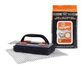Proud Grill Q-Swiper bristle-free brush cleans grill grates safely