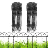 PROWORX double roll black garden fence border roll defines edges with tool-free installation.