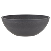 PSW Pot Collection M25DC garden bowl close-up highlighting textured recycled-material surface for shallow-root plants.