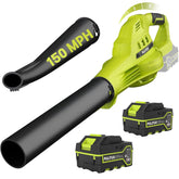 Pulituo cordless leaf blower shows a compact design for easy handling and maneuverability.