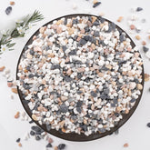 Pulovin 5 lbs small rocks for plants close-up texture for elegant plant displays
