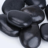 Pulovin black stones, 3–4 inch for pots and indoor plant displays.