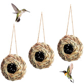 Puninoto humming bird house outdoor hanging showcases eco-friendly craftsmanship for garden decor and shelter.