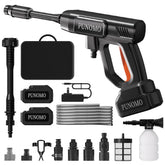 Punomo cordless pressure washer unit compact design for easy portable cleaning.