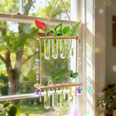 Puoqu hanging propagation station with glass tubes for easy propagation