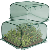 PURPLE STAR 1N pop-up mesh plant cover shields plants from birds and pests