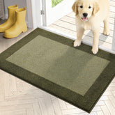 PURRUGS dirt-trapping door mat front view blocks mud from entering the home