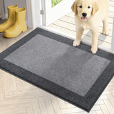 PURRUGS dirt-trapping mat at the front door captures mud and moisture for a cleaner entry.