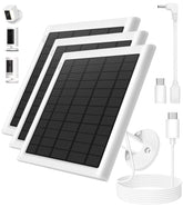 PUUQII 8W solar panel for Ring camera delivers solar charging in bright sunlight.