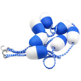 Puxyblue 16ft pool safety rope fully extended for large outdoor pools.