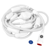 puxyblue feed hose with UWF and float supports steady water flow for Polaris cleaners
