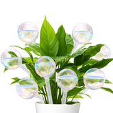 Pynqdfu rainbow glass watering globe for effortless indoor plant hydration