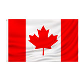 PZACHUGY Canada flag 3x5 for indoor or outdoor display with vivid colors